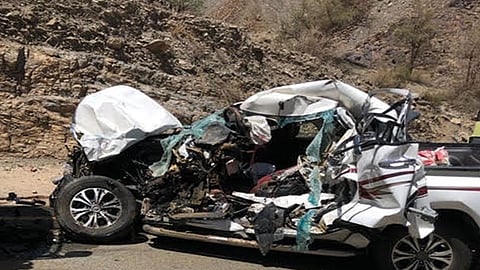 بالصور.. وفاة مواطن وإصابة آخر بحادث في الباحة