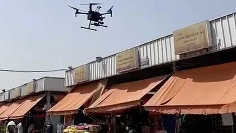 أمانة جدة تستخدم تقنية المسح الحراري الجوي لكشف مصابي "كورونا" في الأسواق