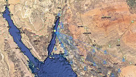 المساحة الجيولوجية: رصد هزة أرضية بقوة 4.5 ريختر في خليج العقبة