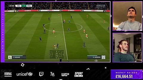 بالفيديو.. ديبالا يستخدم ريال مدريد لإحراج جاريث بيل في مباراة إلكترونية