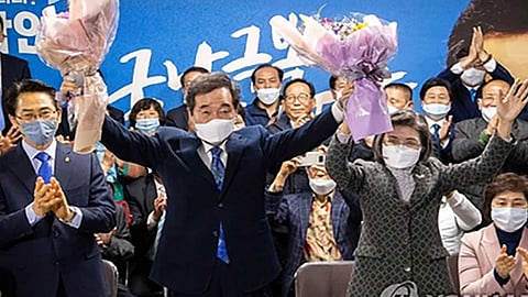 كورونا تمنح الحزب الحاكم فوزًا ساحقًا في الانتخابات البرلمانية الكورية الجنوبية