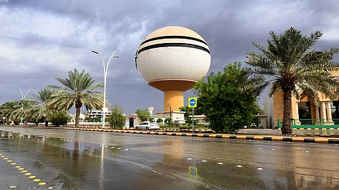 هطول أمطار على منطقة القصيم