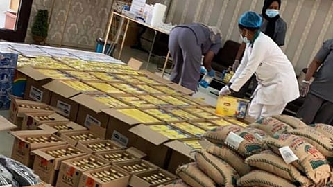 140 وجبة إفطار لعاملات تأهيل الإناث بالدرعية