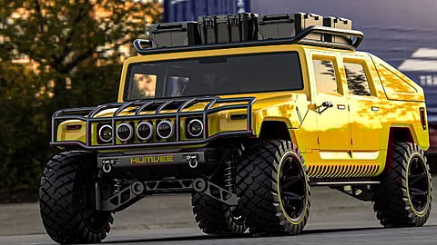 همر H1 موديل 2025 تصميم تخيُّلي يقترح عودة الأيقونة بحلة جديدة