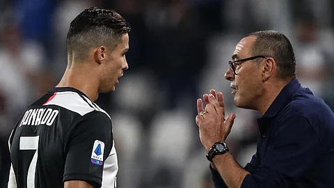 ساري يدرس تغيير مركز رونالدو في نهائي كأس إيطاليا