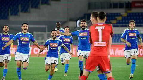 ركلات الترجيح تتوج نابولي بكأس إيطاليا للمرة السادسة في تاريخه