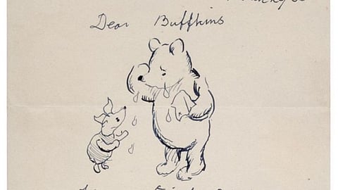 بعد 85 عامًا.. بيع رسالة اعتذار من «ويني الدبدوب» لطفل بـ15 ألف دولار