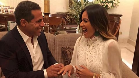 في حفل عائلي.. الفنانة أمينة خليل تحتفل بخطوبتها على رجل أعمال مصري