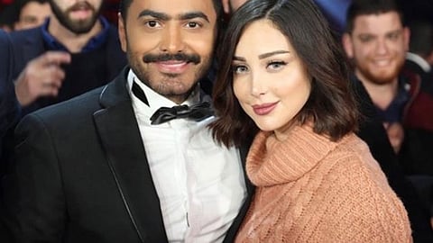 تامر حسني يتضامن مع زوجته.. أزمة بسمة بوسيل مع كلب الجيران تصل النيابة العامة