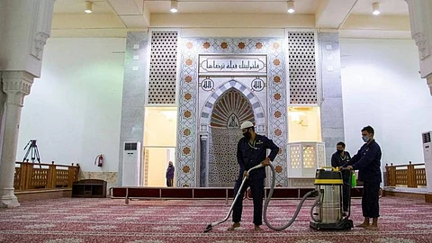 بالصور.. كيف تمت تهيئة «مسجد نمرة» لاستقبال حجاج هذا العام؟