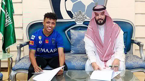 حمد العبدان يتصدر «تويتر» بعد التوقيع مع الهلال