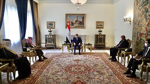 بالصور.. الرئيس المصري يستقبل وزير الخارجية في قصر الاتحادية