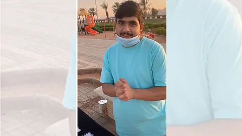 بالفيديو.. عبدالله يتحدى الإعاقة ببيع المشروبات في المستشفى الألماني بحائل