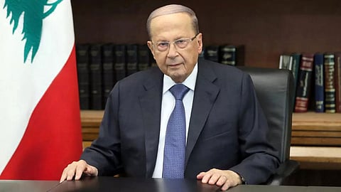 الرئيس اللبناني يلمح لاحتمالية انفجار مرفأ بيروت جراء هجوم خارجي