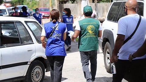 بالصور.. «إغاثي الملك سلمان» يقدم مواد غذائية لمتضرري انفجار بيروت