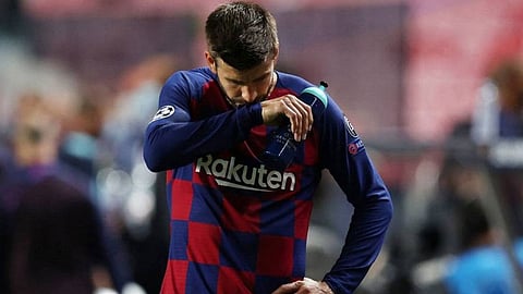 بيكيه: وصلنا للقاع.. وهزيمتنا أمام بايرن ميونخ «عار»