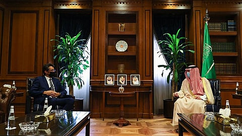 «الجبير» يستقبل سفير بعثة الاتحاد الأوروبي لدى المملكة