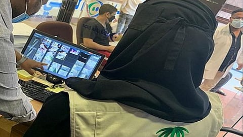 أكثر من 400 جولة تفتيشية لمراقبة لبس الكمامة والتباعد الاجتماعي بالجوف