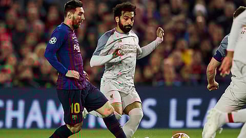 صلاح يعاون ميسي في هجوم برشلونة وفان دايك يقود الدفاع