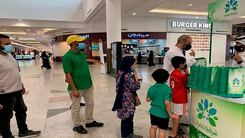 بالصور.. توزيع بذور الأشجار بالمجمعات التجارية ضمن مبادرة «شرقية خضراء»