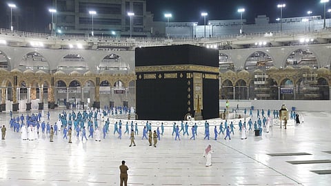 بالصور.. رئاسة الحرمين تستقبل المعتمرين عبر «تجربة افتراضية»