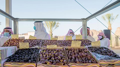 جانب من معروضات التمور - أرشيفية