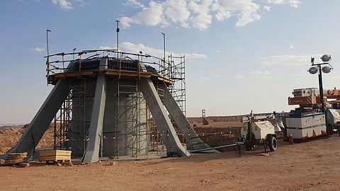 بالصور.. وصول مراوح مشروع دومة الجندل لطاقة الرياح