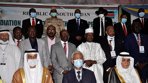 توقيع اتفاق سلام نهائي بين الحكومة السودانية والحركات المسلحة بجوبا