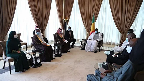 بالصور.. رئيس مالي يستقبل الوزير أحمد قطان