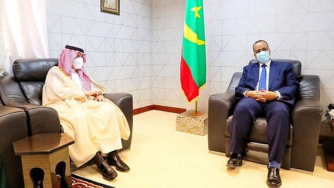 بالصور.. وزير الدولة لشؤون الدول الأفريقية يلتقي وزير خارجية موريتانيا