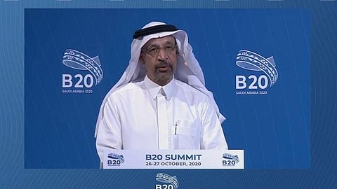 الوزير خالد الفالح يعلّق على استلام بيان «مجموعة الأعمال 20»