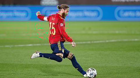 عقب معادلته رقم محمد الدعيع.. ريال مدريد يحتفي بإنجاز راموس مع منتخب إسبانيا