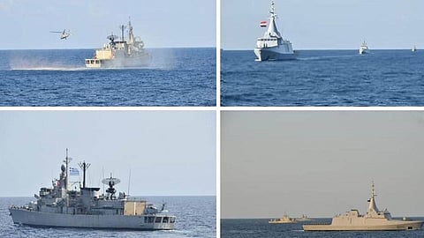 تدريب عسكري بحري بين مصر واليونان في بجر إيجه