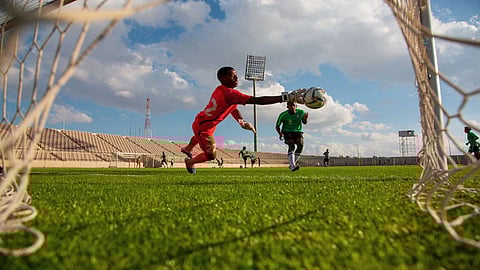 أخضر الناشئين يقص شريط معسكر الطائف