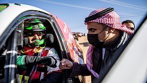 يزيد الراجحي يسجل المركز الرابع في الجولة الأولى من رالي حائل باها