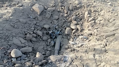 سقوط مقذوف عسكري أطلقته ميليشيا الحوثي قرب مستشفى الحرث العام بجازان