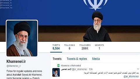 «تويتر» يغلق حساب خامنئي بسبب تغريدة لقاح كورونا