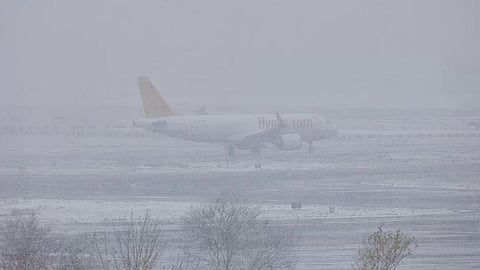 عاصفة ثلجية تضرب رحلة ريال مدريد لمواجهة أوساسونا بالدوري الإسباني