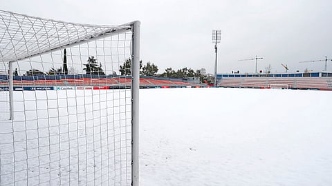 عاصفة ثلجية تتسبَّب في تأجيل مواجهة أتلتيكو مدريد وبلباو