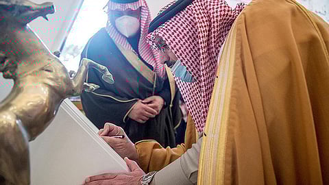 أمير القصيم يتوِّج «متنمر» بكأس «الدرعية» للفروسية