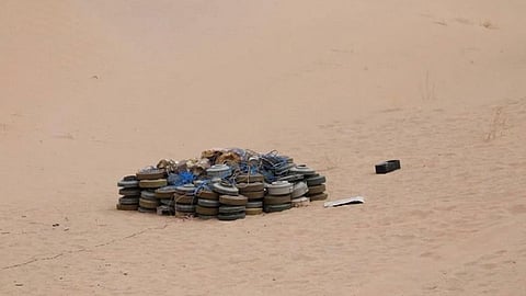 بالصور.. «مسام» ينتزع 1500 لغم من الأراضي اليمنية خلال أسبوع