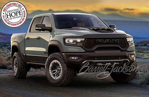 أول رام TRX في مزاد علني لصالح قدامى المحاربين وعائلاتهم