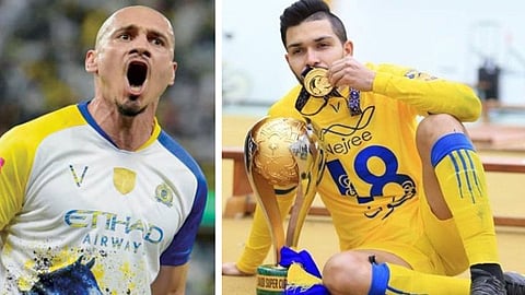 رغم رحيله.. مايكون يظهر في احتفالات النصر بكأس السوبر