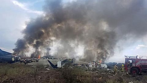 المكسيك.. مقتل 6 أشخاص جراء تحطم طائرة عسكرية