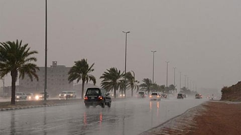 أمطار رعدية