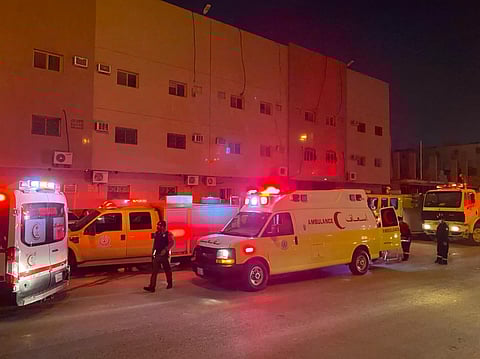 إصابة 3 أشخاص في تسرب غاز بشقة سكنية في الرياض