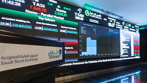 أسماء الشركات الصاعدة والهابطة في تعاملات سوق الأسهم السعودية
