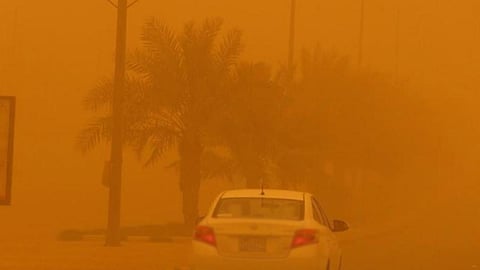 «الأرصاد»: مسار العاصفة الترابية يشمل 7 مناطق الجمعة والسبت