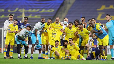 بالفيديو.. تعليق مثير من حمدالله بعد الإنجاز المئوي