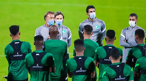 26 لاعبًا بقائمة «الأخضر» يستعدون لمواجهة الكويت وفلسطين.. تعرف عليهم
